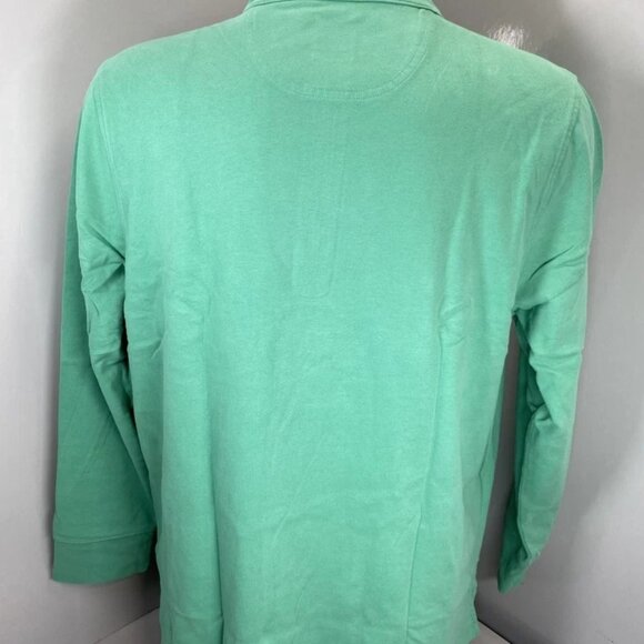 Brooks Brothers Men's Quarter Zip Shirt Size: XL | Color: Green - Picture 4 of 6